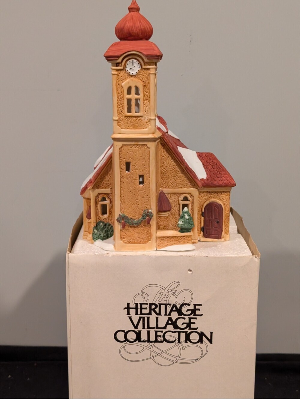 Department 56 Alpine Village Alpine Church 65412 1987 Box Light Retired